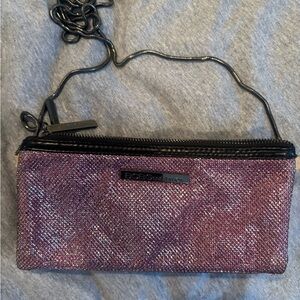 BCBGeneration Sparkling Pink Clutch